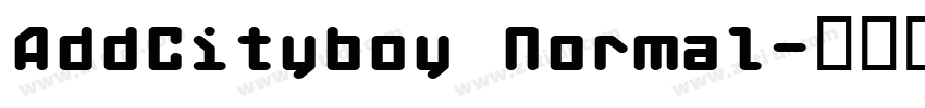 AddCityboy Normal字体转换